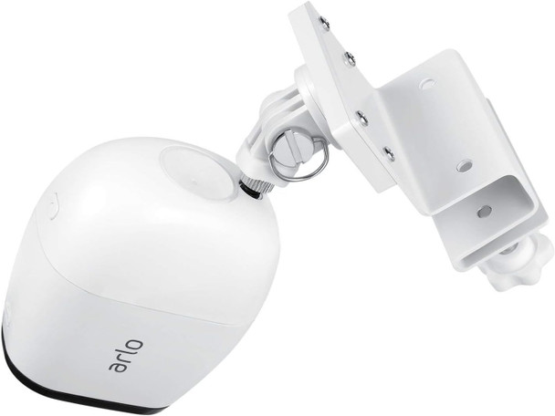 Wasserstein Weatherproof Gutter Mount - Compatible with Arlo Pro/Pro 2/Pro 3/Pro 4/ Pro 5S/HD/Ultra/Ultra 2 (2-Pack, White)