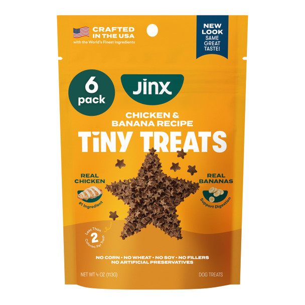 Jinx Beef Dog Training Treats - Healthy All-Natural Mini Bite-Sized Dog Treats For Training With Grass-Fed Beef - Pet Products For All Dogs (Puppies Adults & Seniors) - 4Oz