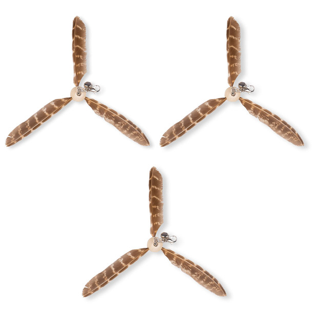 Jxfukal Cat Wand Toys Interactive Cat Toys With 3 Feather Refills 29'' Flexible Steel Wire Sturdy Wood Handle & Bell For Kitty Kitten Cat Toys For Indoor Cats Teaser Cat String Toy