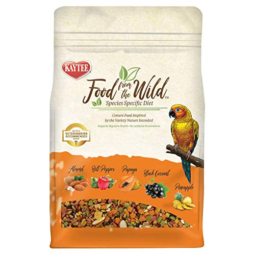 Kaytee Food From The Wild Natural Pet Conure Bird Food 2.5 Pound