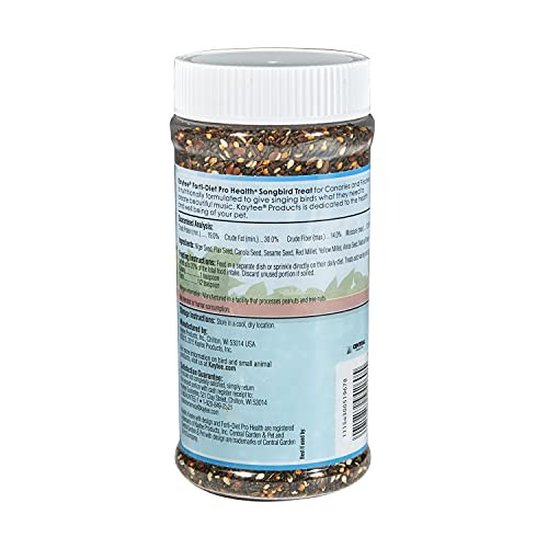 Kaytee Songbird Treat Jar -- Canary & Finch 9 Oz