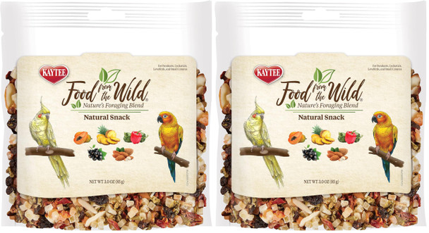 Kaytee Food From The Wild Natural Snack Food Treats For Pet Birds 3 Oz