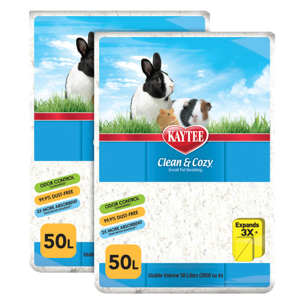 Kaytee Clean & Cozy White Paper Bedding Made For Small Animals 24.6 Liters