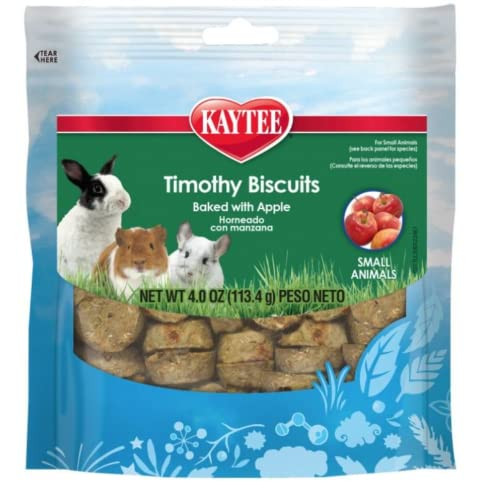 Kaytee (6 Pack) Timothy Hay Baked Apple Small Animal Treats 4-Ounce