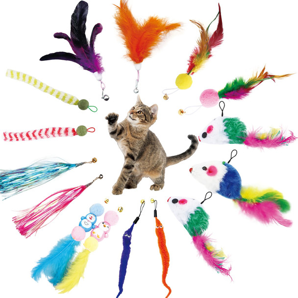 Kitchstar 46 Pcs Cat Toys For Indoor Cats Kitten Toys With Cat Spring Toy Mint Catnip With Crinkle Mouse Ball For Indoor Cats Kittens Exercise