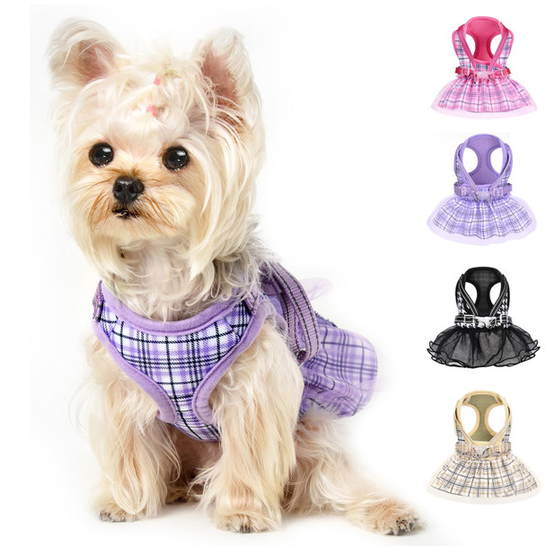 Kosiyi Dog Harness And Leash Set Breathable Adjustable No Pull Dog Harness For Small Medium Dogs Pink Small
