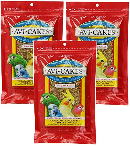 Lafeber'S Original Flavor Avi-Cakes For Parakeets Cockatiels & Conures (3 Pack)