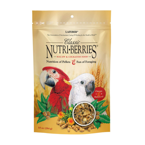 Lafeber'S Classic Nutri-Berries For Macaw / Cockatoo 3.5 Lb. Tub
