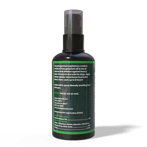 Lakota Naturals All Natural Flea And Tick Prevention Spray For Dogs - 2Oz