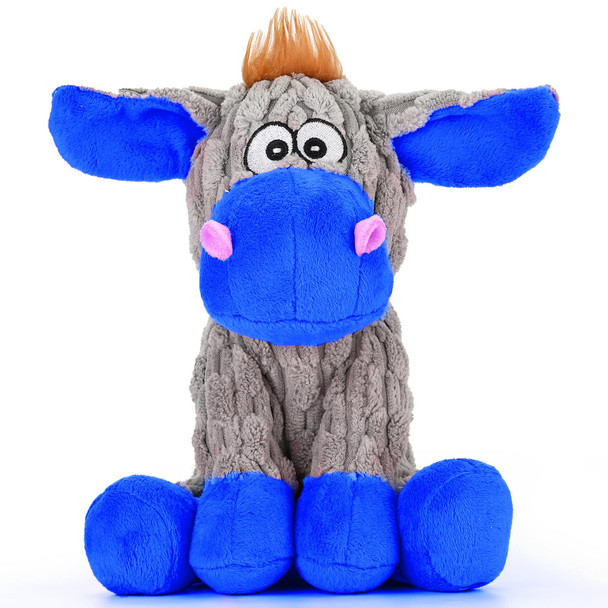 Loncoldy Plush Chew Toys For Large Dogs Tough Crinkle Stuffed Animal Squeaky Interactive Toys For Small Medium Large Dogs Keep Them Busy Big Pet Toys