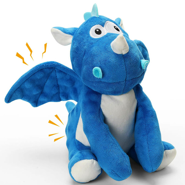 Loncoldy Plush Chew Toys For Large Dogs Tough Crinkle Stuffed Animal Squeaky Interactive Toys For Small Medium Large Dogs Keep Them Busy Big Pet Toys