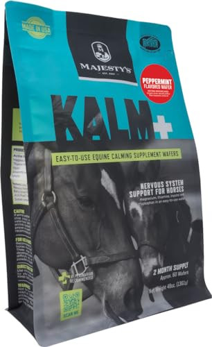 Majesty'S Majestys Kalm Horse/Equine Peppermint Wafers 60 Day Supply