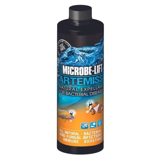 Microbe-Lift Art08 Artemiss Immune Booster And Disease Treatment For Fish Health In Freshwater And Saltwater Aquariums 8 Fl Oz