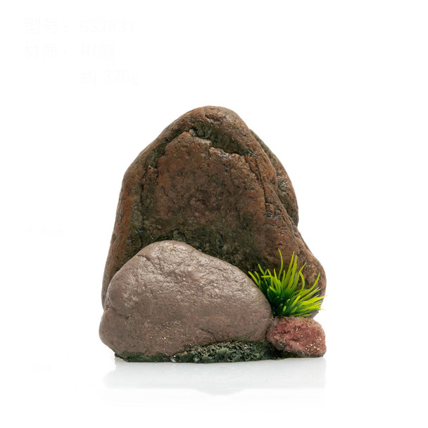 Mipukbay Large Aquarium Decor Rock Resin Fish Tank Artificial Stone Ornament For Freshwater/Saltwater Safe Landscape Hideout For Betta Fish Goldfish And Aquatic Pets