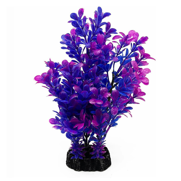 Mipukbay Orange Aquarium Plants - Artificial Plastic Fish Tank Decor Realistic Ornament Safe For Fish & Shrimp Low-Maintenance Aquascaping Plants For Freshwater/Saltwater Tank Landscaping