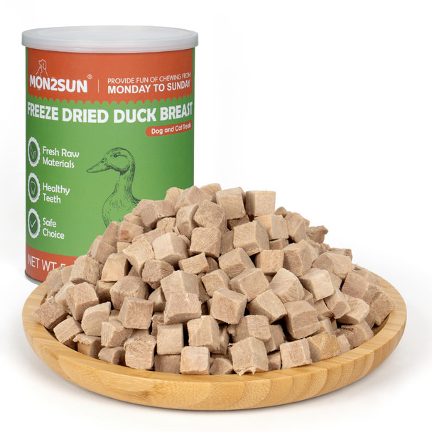 Mon2Sun Ze-Dried Chicken Dog And Cat Treats Single Ingredient Training Treats High Protein Grain- Snack & Food Topper 6 Oz