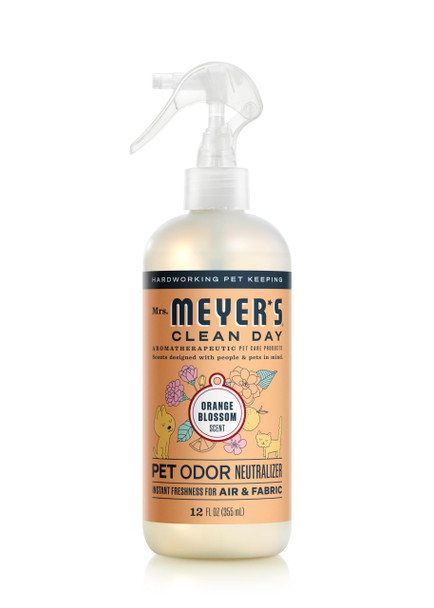 Mrs. Meyer'S Clean Day Pet Odor Neutralizer Orange Blossom Scent 12Oz
