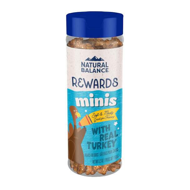 Natural Balance Limited Ingredient Mini-Rewards Chicken Grain- Training Treats For Dogs 5.3-Oz. Canister
