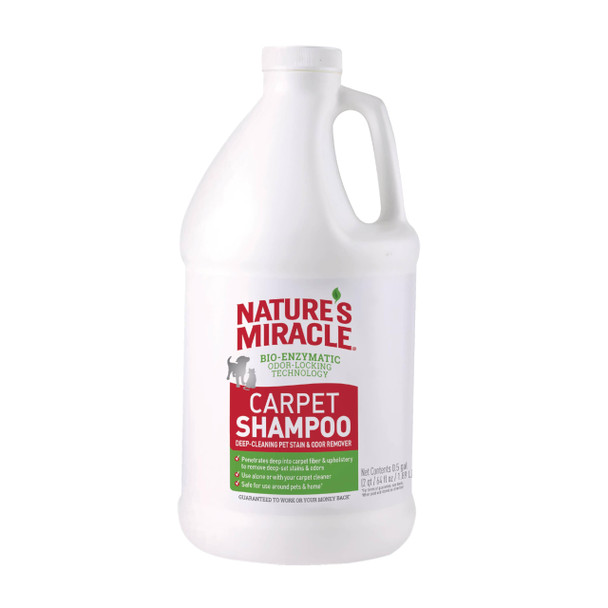 Nature'S Miracle Nature S Miracle Carpet Shampoo Deep-Cleaning Pet Stain And Odor Remover 64 Ounces