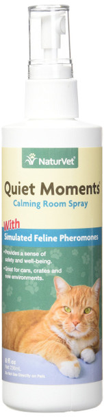 Naturvet Quiet Moments Calming Aid Cat Supplement Plus Melatonin Helps Reduce Stress In Cats For Pet Storm Anxiety Motion Sickness Grooming Separation Travel 50 Ct. Soft Chews