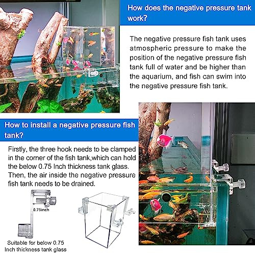Nestbasics Negative Pressure Aquarium Fish Tank Cool Fish Tank Aquarium Water Replenishers Water Level Auto-Refill Maintenance