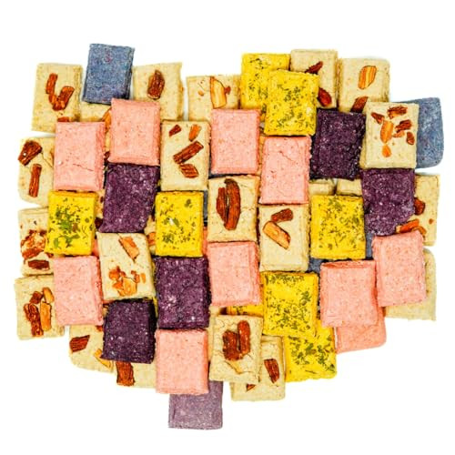 No Furries Delights Treats 100% All Natural Bark Bites For Rabbit Hamster Guinea Pig Chinchilla Pet Rat Mice Gerbil Bird Healthy Enrichment Bonding Rewarding Training (Bark Variety Pack 50G)