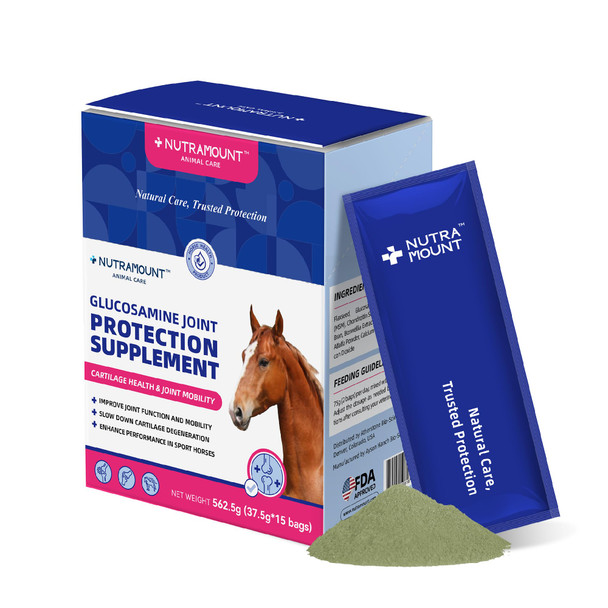 Nutramount Horse Joint Supplement For Horses With Glucosamine Msm & Chondroitin Equine Joint Support & Mobility Supplement For Aging Horses Daily Joint Care& Joint Mobility 10-Day Supply