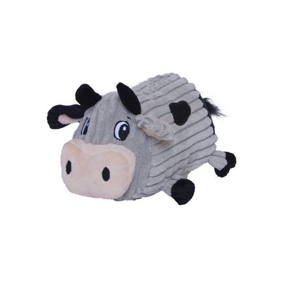 Outward Hound Fattiez Pig Plush Squeaky Dog Toy Small