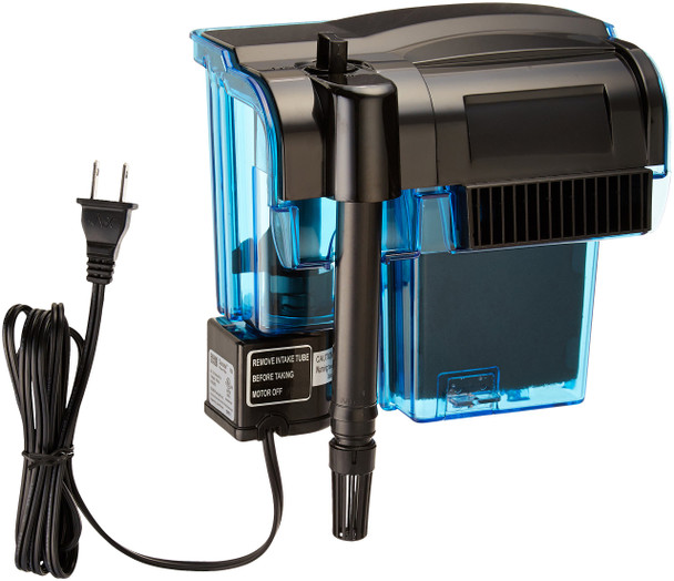 Penn-Plax Cascade 300 Power Filter Hang-On Filter With Quad Filtration Great For Freshwater And Saltwater Setups