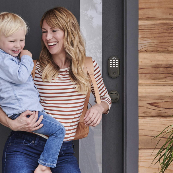 Yale Assure Lock - Keypad Door Lock in Bronze, Keypad with Key Yale Assure Lock - Keypad Door Lock in Bronze, Keypad with Key