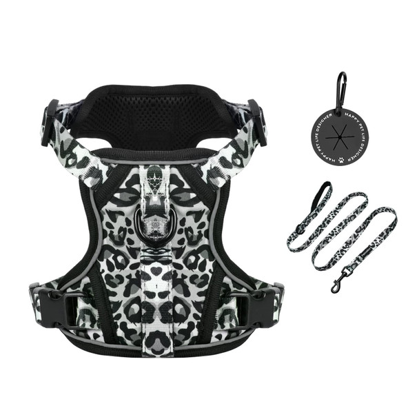 Petmolico Dog Harness For Small Dogs Cute Harness Vest With Two Leash Clips And Soft Handle Reflective Easy Walk Puppy Vest - Pink X-Small