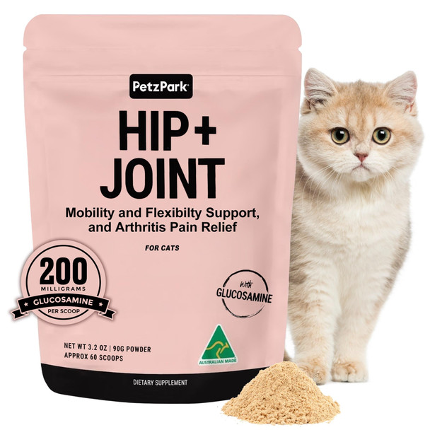 Petz Park Probiotic For Cats & Kittens - Cat Probiotic Powder For Hairball Prevention Digestive Support Immune Health Prebiotics And Diarrhea Relief - Suitable For Indoor Cats & Kittens - 60 Scoops
