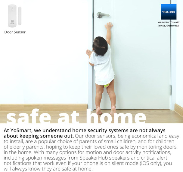 YoLink LoRa Smart Door & Window Sensor 3-Pack: Door Left-Open Reminders, up to 1/4 Mile Open-Air Range, up to 5 Year Battery Life, Alexa, IFTTT, Home Assistant YoLink LoRa Smart Door & Window Sensor 3-Pack: Door Left-Open Reminders, up to 1/4 Mile Open-Air Range, up to 5 Year Battery Life, Alexa, IFTTT, Home Assistant