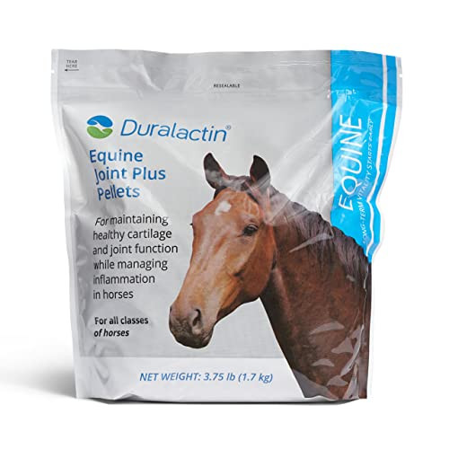 Prn Pharmacal Duralactin Equine Joint Plus Pellets - Joint Health Support Supplement For Horses Helps Support Healthy Cartilage Joint Function & Soreness Management - 3.75 Lbs