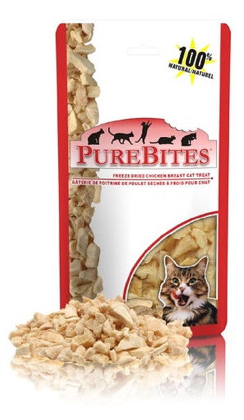 Purebites Chicken Breast Ze Dried Cat Treats 1 Ingredient Made In Usa 2.3Oz