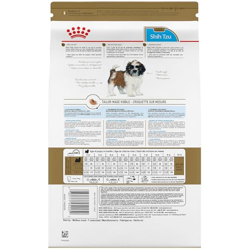 Royal Canin Breed Health Nutrition Shih Tzu Puppy Dry Dog Food 2.5 Lb Bag