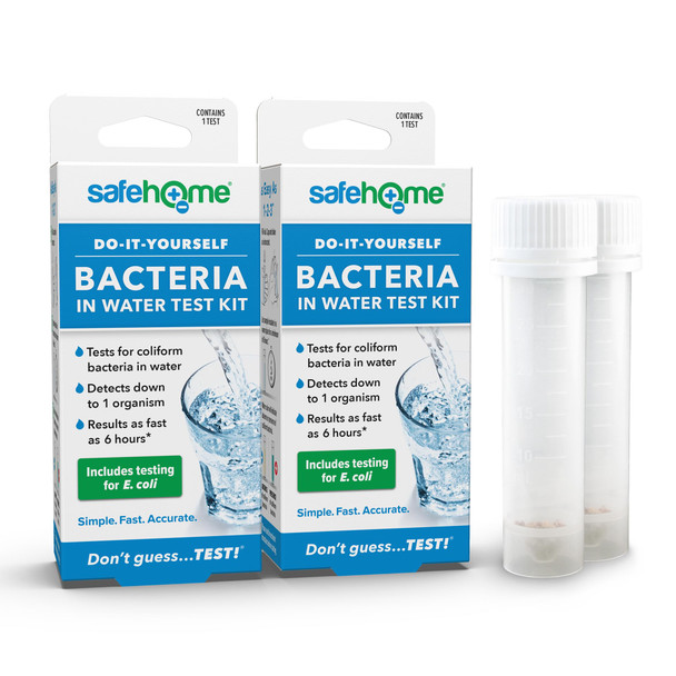 Safe Home Diy Bacteria In Water Test Kit Results As Fast As 6 Hours Detects 50 Different Species Of Coliform Bacteria Epa Lab Made In The Usa (2 Pack)
