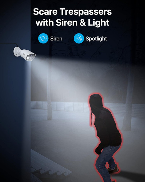 ZOSI C303 Spotlight Home Security Camera System with Audio,8CH 3K Lite DVR with 1TB SSD Hard Drive,4pcs H.265+ 1080p Outdoor CCTV Cameras,Night Vision,Person Vehicle Detection,for 24/7 Recording ZOSI C303 Spotlight Home Security Camera System with Audio,8CH 3K Lite DVR with 1TB SSD Hard Drive,4pcs H.265+ 1080p Outdoor CCTV Cameras,Night Vision,Person Vehicle Detection,for 24/7 Recording