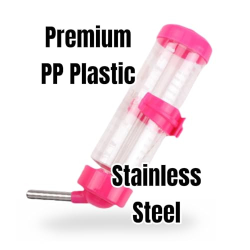 Selxran 2 Pcs Cage Water Bottle No Drip Small Animal Water Bottle Pet Water Bottle For Rabbit Guinea Pig Hedgehog Squirrel Hamster And Other Small Animals