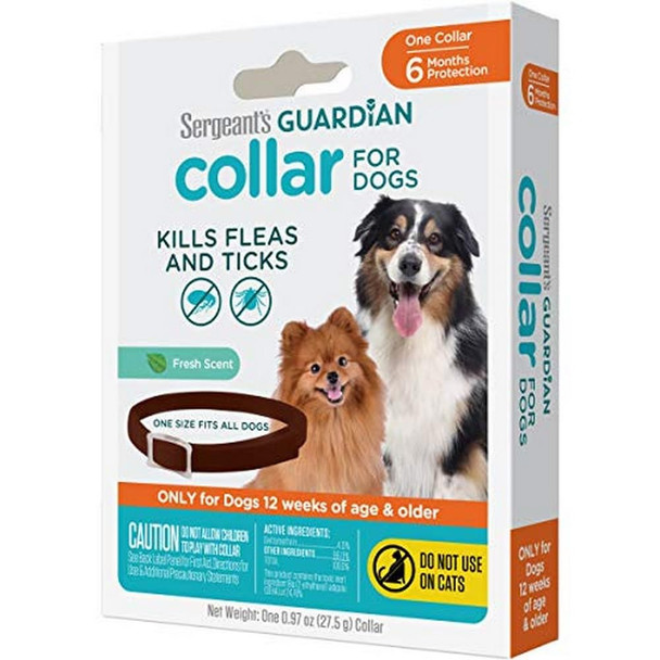 Sergeant'S Guardian Flea & Tick Squeeze On Topical For Dogs 66+ Lbs. 3 Count