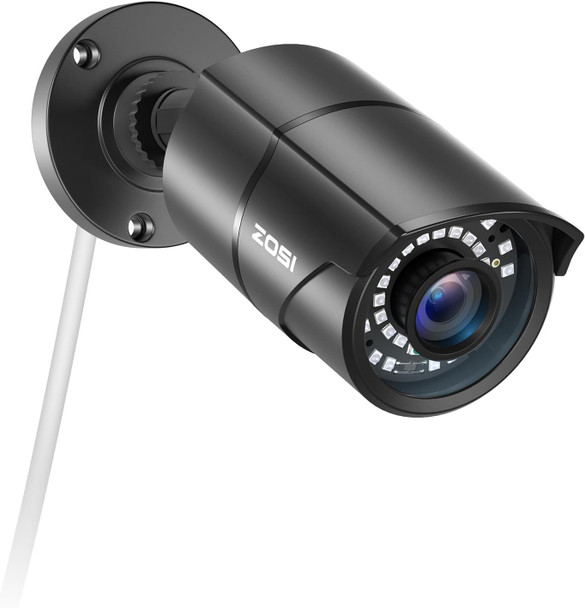 ZOSI H.265+2MP Security POE Camera, 1920x1080, 120ft Night Vision, 3.6mm Lens, IP67 Weatherproof Indoor Outdoor IP Camera 1080p (Only work with ZOSI PoE NVR,Model: 1AR-08EM-00/10/20-US) ZOSI H.265+2MP Security POE Camera, 1920x1080, 120ft Night Vision, 3.6mm Lens, IP67 Weatherproof Indoor Outdoor IP Camera 1080p (Only work with ZOSI PoE NVR,Model: 1AR-08EM-00/10/20-US)