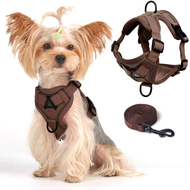 Skmeditec Cat Harness And Leash Set: D Escape Proof Vest With Lead For Large Cat Small Dog Puppy Walking Soft Jacket Reflective Strips Black (L)