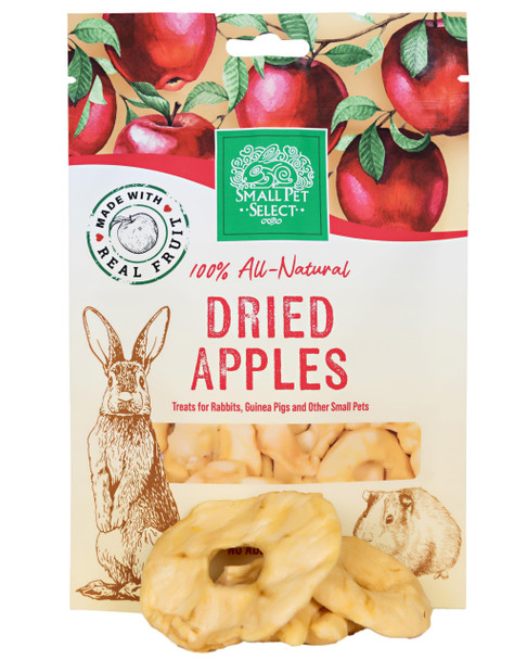 Small Pet Select - Dried Apples A Natural Treat For Rabbits Guinea Pigs Chinchillas Gerbils Hamsters Mice And Rats 2Oz