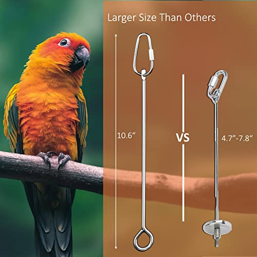 Suplklz Bird Cage Food Holder Parrot Fruit Vegetable Skewer Bird Cage Feeder Foraging Toy For Parakeet Budgie Macaw