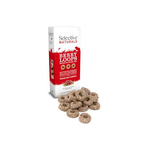 Supreme Petfoods Supreme Science Selective Naturals Berry Loops With Timothy Hay & Cranberry For Guinea Pigs 2.8 Oz.