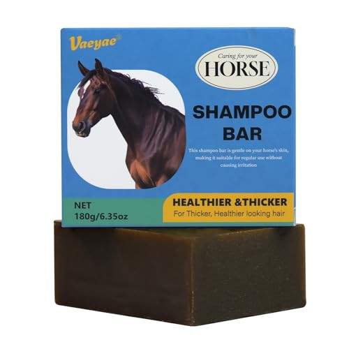 T-Shin Horse Grooming Soap BarAll-Natural Horse Care Soap For Deep CleaningGentle Essential Oil Equine Shampoo Bar For ShinyFresh-Smelling Coat & Healthy Skin