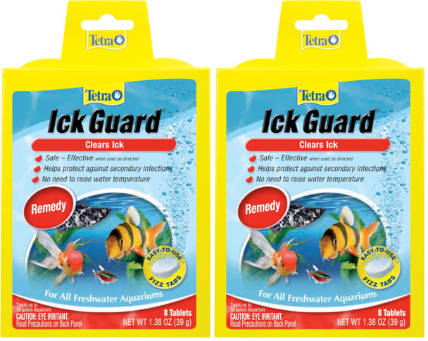 Tetra Ick Guard 8 Count Quick Remedy For Ick In AquariumsGolds & Yellows