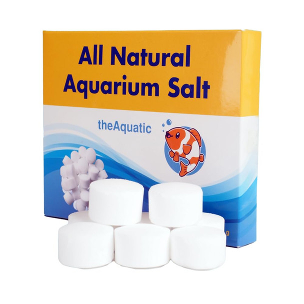 Theaquatic Premium Aquarium Salt Aquarium Salt Freshwater Tablets For Aquarium Water Treatments Essential Supplies (9 Tablets)