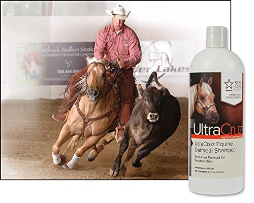 Ultracruz Equine Oatmeal Horse Shampoo 32 OzSc-395310White