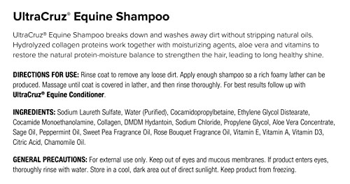 Ultracruz - Sc-395292 Equine Horse Shampoo 16 Oz